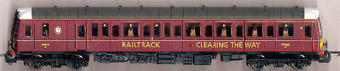 Class 121 single car DMU 'Bubble car' Railtrack maroon