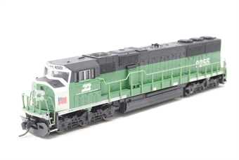 SD60M EMD 9255 of the Burlington Northern - digital fitted