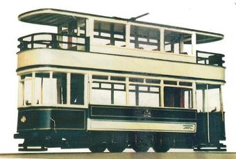 Balcony tram. 3 windows upper and lower (does not include motorised chassis)