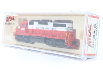 SD35 EMD 7435 of the Western Maryland