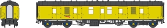 Mk1 BG generator van in Network Rail yellow - unnumbered