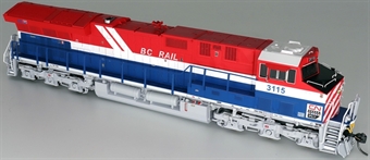 ET44 GEVO 3115 of BC Rail - digital fitted