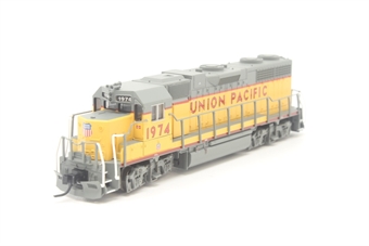 GP38 EMD 1974 of the Union Pacific - digital fitted