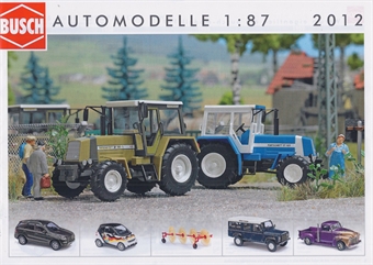 Busch Catalogue Vehicles 2012 HO scale