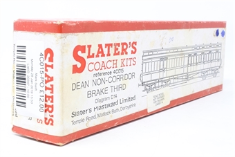 GWR 50' Clerestory Bogie Brake Third (Diagram D14) Kit