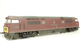 Class 52 'Western' D1042 "Western Princess" in BR maroon with small yellow ends - Kernow Model Centre Exclusive