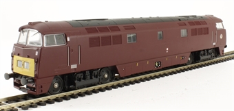 Class 52 'Western' D1023 "Western Fusilier" in BR maroon with small yellow panels