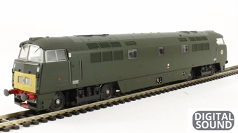 Class 52 'Western' D1035 "Western Yeoman" in BR green with small yellow panels - Digital sound fitted