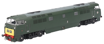 Class 52 'Western' D1004 "Western Crusader" in BR green with small yellow panel - Digital fitted