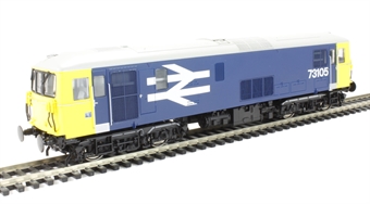 Class 73 73105 in BR large logo blue - Digital fitted