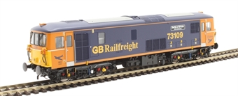 Class 73/1 73109 GÇ£Battle of BritainGÇ¥ in GB Railfreight blue & yellow