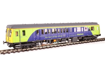 Class 121 single car DMU 'Bubblecar' 960011 in Railtrack blue and green - Hatton's limited edition