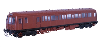 Class 121 single car DMU 'Bubblecar' 960010 in Railtrack "coaching stock" maroon. Weathered. Hattons Ltd Edition