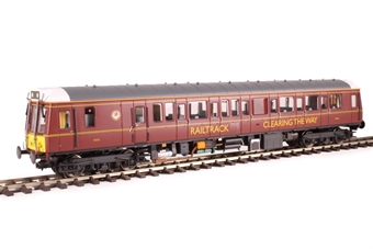 Class 121 single car DMU 'Bubblecar' 977858 in Railtrack 'coaching stock' maroon - Hatton's limited edition