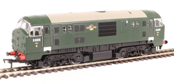 Class 22 D6325 in BR green with no yellow panels and disc headcodes