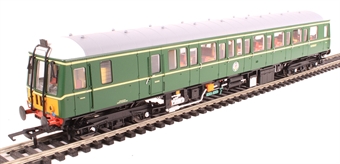 Class 122 Gloucester RCW "Bubblecar" single car DMU SC55007 in BR green with small yellow panels
