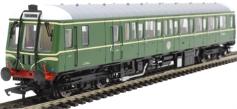 Class 122 single car DMU 'Bubblecar' W55018 in BR green with speed whiskers - Digital fitted