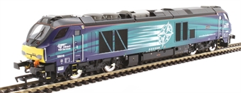 Class 68 68016 "Fearless" in DRS compass blue