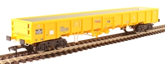 JNA 'Falcon' bogie ballast wagon in Network Rail yellow - NLU29042