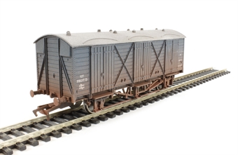 GWR 'Fruit D' van in BR blue - W38107 - weathered
