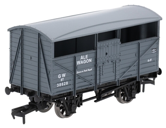 4-wheel cattle wagon in GWR grey - 38628