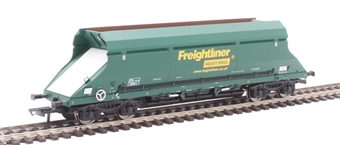 HIA aggregate limestone hopper in Freightliner green livery - 369011 