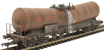 ICA 'Silver Bullet' bogie tank wagon in Ermewa livery - 33 87 7898 024 7 - weathered