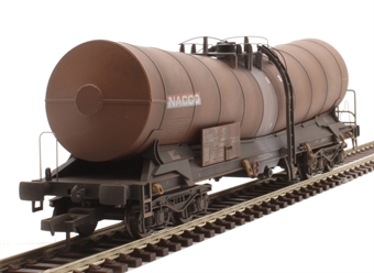 ICA 'Silver Bullet' bogie tank wagon in NACCO livery - 37807898055-4 - weathered