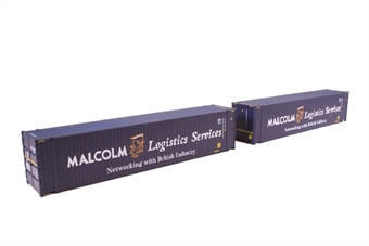 45ft Hi-Cube containers "Malcolm Logistics" - 450033 3 & 0029 3 - pack of 2