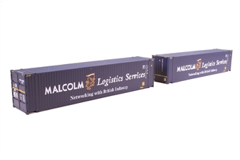 45ft Hi-Cube containers "Malcolm Logistics" - pack of 2