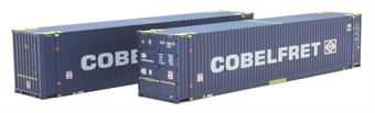 45ft Hi-Cube containers "Cobelfret" - CLDU960451-8 & 960537-1 - pack of 2