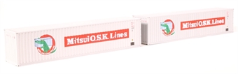 40ft containers "Mitsui Lines" - pack of 2