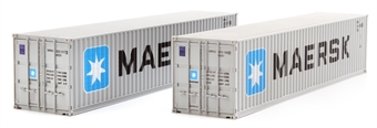 40ft containers "Maersk" - MRKU 0141156-9 & 022317-9 - pack of 2