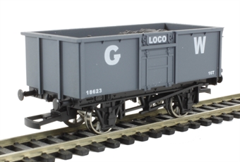 16-ton steel mineral wagon in GWR grey - 18623