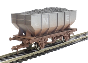 21-ton mineral hopper in NE grey - 193277 - weathered