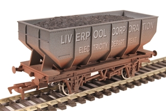 21-ton minral hopper "Liverpool Corporation" - 56 - weathered