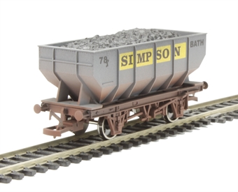 21-ton mineral hopper "Simpson" - 78 - weathered