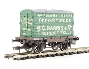 Conflat wagon and container "W C Harris & Co." - 31955