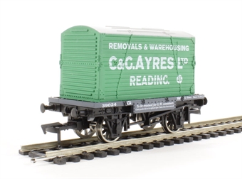 Conflat wagon and container "C & G Ayres" - 39024