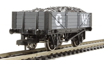 4-plank open wagon in GWR grey with coal load - 45506 