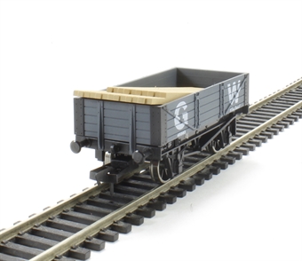 4-plank open wagon in GWR grey with wood load - 45583