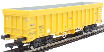 IOA 'Merlin' bogie ballast wagon in Network Rail yellow - 3170 5992 040-3