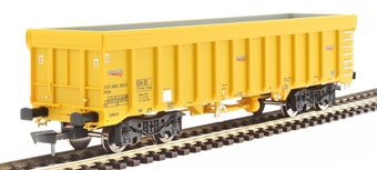 IOA 'Merlin' bogie ballast wagon in Network Rail yellow - 3170 5992 050-2
