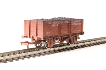 5-plank open wagon "Minera Lime Company" - 125 - weathered