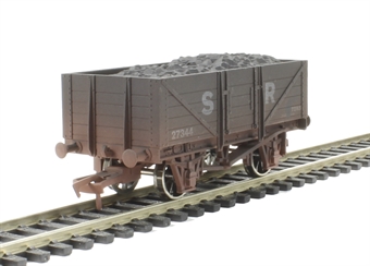 5-plank open wagon in SR brown - 27344 - weathered