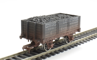 5-plank open wagon with 9ft wheelbase "Edward Langford" - 6  - weathered
