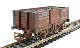 5-plank open wagon with 9ft wheebase "Alfred Jukes" - 10 - weathered