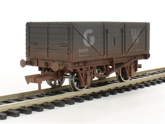 7-plank open wagon in GWR grey - 06579 - weathered