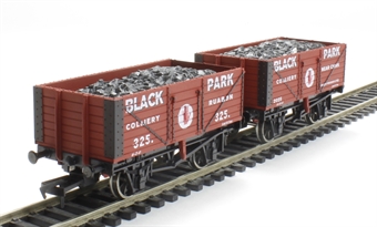 7-plank open wagon "Black Park, Ruabon & Chirk" - 325 & 2025 - pack of 2