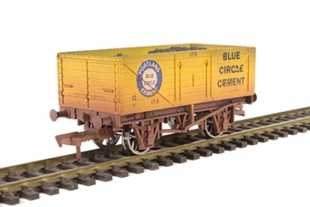 7-plank open wagon "Blue Circle Cement" - 175 - weathered